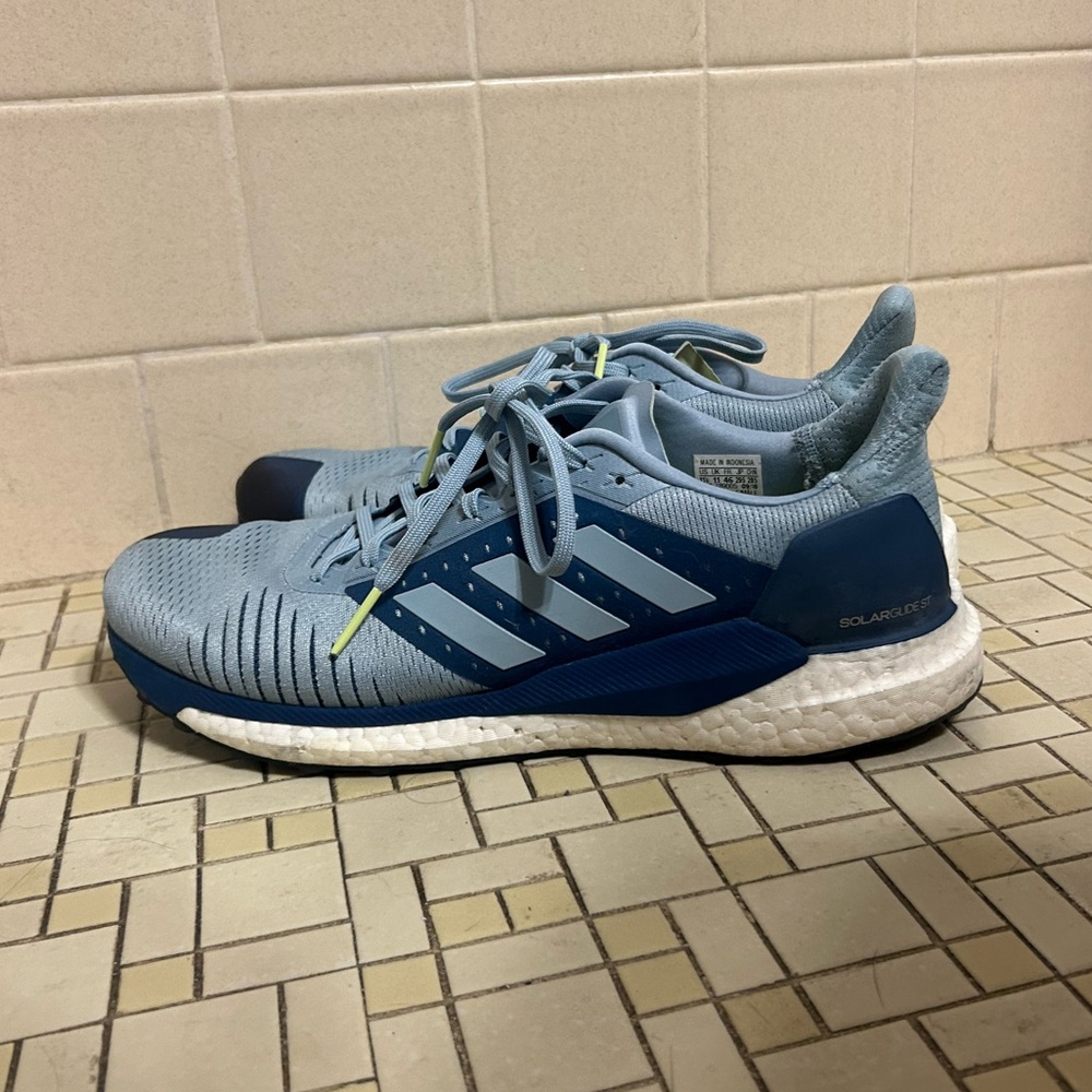 Adidas Solar Glide ST Athletic Running Shoe Mens
Size 11.5 D97074 Blue White